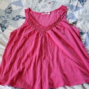 Pink summer blouse